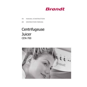 Brandt CEN3010 Juicer manual cover