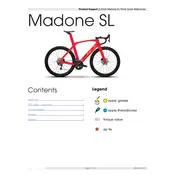 Trek Madone SL Bicycle manual cover