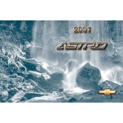 Chevrolet Astro 2001 manual cover