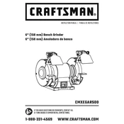 Craftsman CMXEGAR500 Grinder manual cover