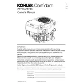 Kohler ZT710 Engine manual cover