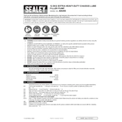 Sealey AK456 Pump manual cover