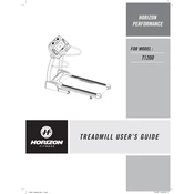 Horizon Fitness T1200 2008 Treadmill manual cover