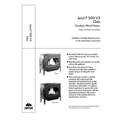 Jotul F 500 V3 Oslo Stove manual cover