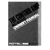 Rotel RC-5000 Amplifier manual cover