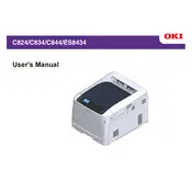 Oki C824 Printer