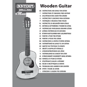 Bontempi 22 9210 Wooden Guitar manual cover