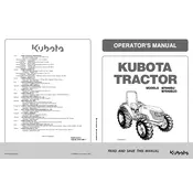 Kubota M7040SU Tractor manual cover