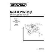 Gravely 625LR Pro Chip 993027 2000 Chipper manual cover