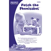 Fisher Price Mattel Fetch the Phonicsbot C2595 Toy manual cover