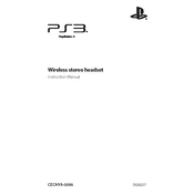 Sony PlayStation 3 PS3 CECHYA-0086 manual cover