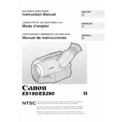 Canon ES190 manual cover