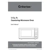 Criterion CCM11MC1B Microwave manual cover