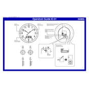 Casio IC-01 Clock manual cover