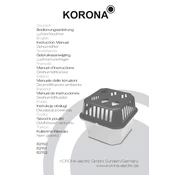 Korona 82150 Dehumidifier manual cover