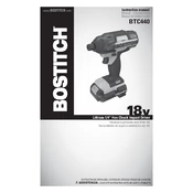 Bostitch BTC440LB Impact Driver manual cover