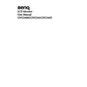 BenQ GW2245 manual cover