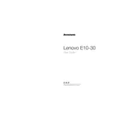 Lenovo E10-30 Laptop manual cover