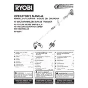 Ryobi RY402011 Trimmer manual cover