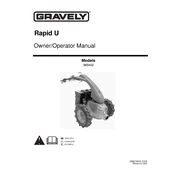 Gravely Rapid U 985402 2006 Tractor manual cover