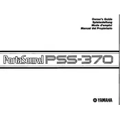 Yamaha PSS-370 Keyboard manual cover