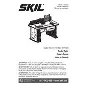 Skil SRT1039 Router Table manual cover