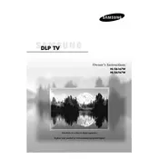 Samsung HL-S6167W TV manual cover