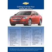 Chevrolet Malibu 2009 manual cover