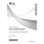 LG LW1213HR LW1213HR.AWYAUSH Air Conditioner manual cover