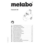 Metabo ClassicAir 255 Compressor manual cover