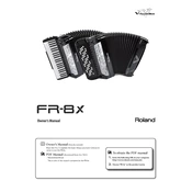 Roland FR-8xb manual cover