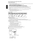 Acer SA0 SA270A Monitor manual cover