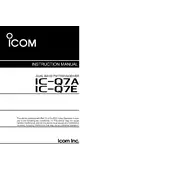 Icom IC-Q7A Transceiver manual cover