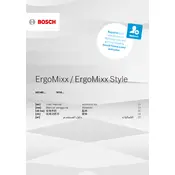 Bosch ErgoMixx MSM6B6190G Accessories manual cover