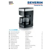 Severin KA 9263 Coffee Maker manual cover