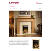 Dimplex Optiflame Kansas KNS20 Electric Fire manual cover