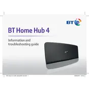 BT Home Hub 4 Type A Hub manual cover