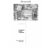 Brandt BFU4251SW Freezer manual cover