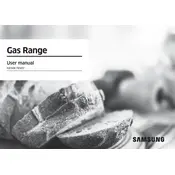 Samsung NX58K7850 Cooker manual cover