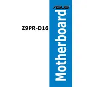 ASUS Z9PR-D16 Motherboard manual cover