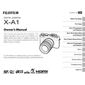 Fujifilm X-A1 Camera manual cover