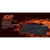 ADX Firefight V01 AFFFV0119 Keyboard manual cover