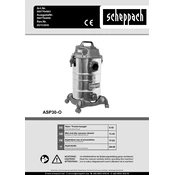 Scheppach ASP30-O Black CH 5807704903 Vacuum Cleaner manual cover