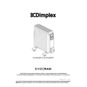 Dimplex Evo Rad Evo2BT Radiator manual cover