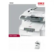 Oki MC560 Europe Printer manual cover