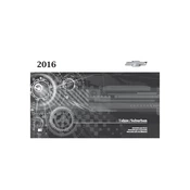 Chevrolet Suburban 2016 manual cover