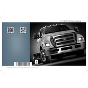 Ford F-650 2013 manual cover