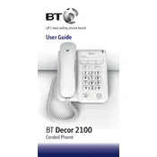 BT Decor 2100 Phone manual cover