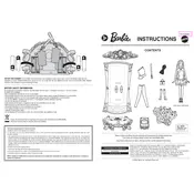 Barbie Mattel Fashion Fairytale Glitterizer T2570 Toy manual cover