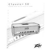 Peavey Classic 50 Amplifier manual cover